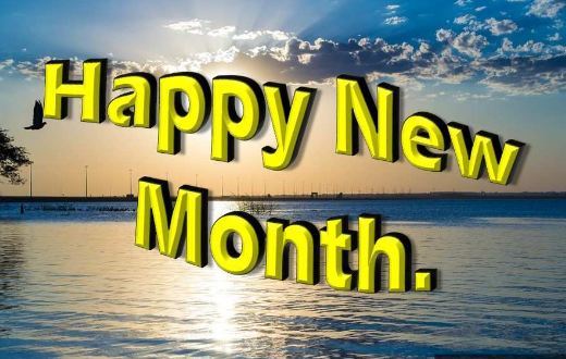 happy new month sms